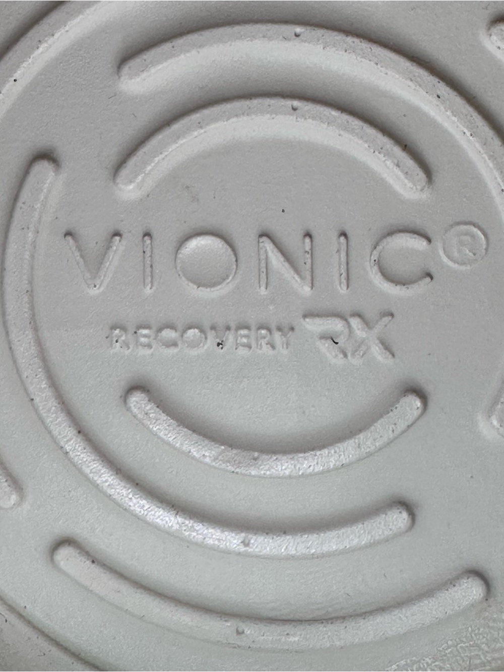 Vionic Tide RX Unisex Thong Sandal Slip-On Ivory/Blue Splatter Print Women's 9 - Picture 7 of 11